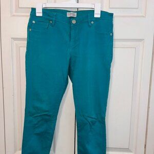 Express Skinny Jeans Teal Green Size 6